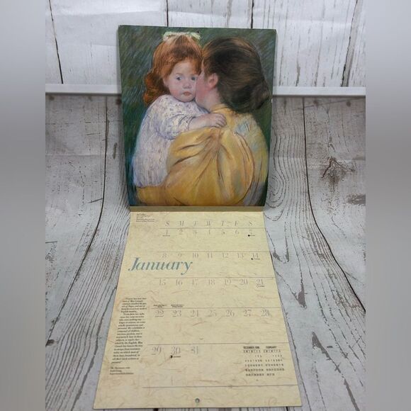 Mary Cassatt Mother & Child 1989 Calendar 12 Art Illustrations - Picture 4 of 6
